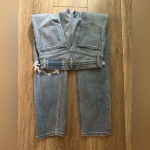 Abercrombie High Rise Mom Jean